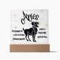 Aries Acrylic Plaque