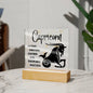Capricorn Acrylic Plaque