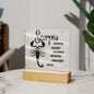 Scorpio Acrylic Plaque