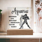 Aquarius Acrylic Plaque