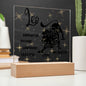 Leo Acrylic Plaque