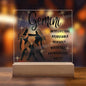 Gemini Acrylic Plaque