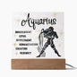 Aquarius Acrylic Plaque