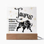 Taurus Acrylic Plaque