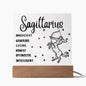 Sagittarius Acrylic Plaque