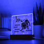 Leo Acrylic Plaque