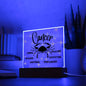 Cancer Acrylic Plaque