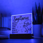 Sagittarius Acrylic Plaque