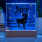 Aries Acrylic Plaque