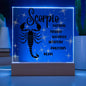 Scorpio Acrylic Plaque