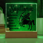 Sagittarius Acrylic