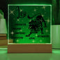 Leo Acrylic Plaque