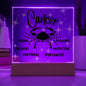 Cancer Acrylic Plaque