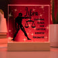 Libra Acrylic Plaque