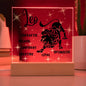 Leo Acrylic Plaque