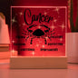 Cancer Acrylic Plaque