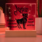 Aries Acrylic Plaque
