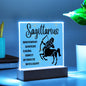 Sagittarius Acrylic