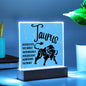 Taurus Acrylic Plaque