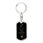 Brutally Honest Sagittarius | Zodiac Dog Tag Keychain