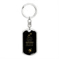 Fun Sagittarius | Zodiac Dog Tag Keychain