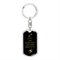 Damn Proud Sagittarius | Zodiac Dog Tag Keychain