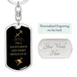 Damn Proud Sagittarius | Zodiac Dog Tag Keychain
