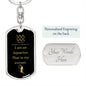 Aquarius Excuse | Zodiac Dog Tag Keychain