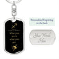 What You Get Sagittarius | Zodiac Dog Tag Keychain