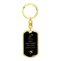 Damn Proud Sagittarius | Zodiac Dog Tag Keychain