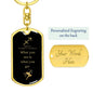 What You Get Sagittarius | Zodiac Dog Tag Keychain