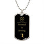 Boring Aquarius | Zodiac Dog Tag