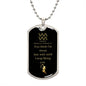 Mean Aquarius | Zodiac Dog Tag