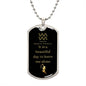 Aquarius Leave Me Alone | Zodiac Dog Tag