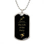 Life of the Party Sagittarius | Zodiac Dog Tag