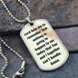 Prayer for Hard Times | Inspirational Dog Tag