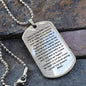 Pillar of Support | Inspirational Dog Tag