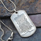 Before Work Prayer | Inspirational Dog Tag