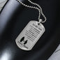 To my Son from Mom | Always Remember Dog Tag