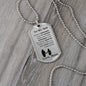 To my Son from Mom | Always Remember Dog Tag