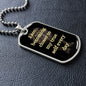 True Self | Daily Affirmation Dog Tag