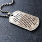 Daily Opportunity Prayer | Inspirational Dog Tag