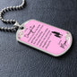To My Daughter from Mom | Pink Dog Tag