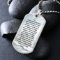 Before Work Prayer | Inspirational Dog Tag