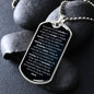Serenity Prayer | Inspirational Dog Tag