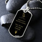 Hard to Please Capricorn Zodiac Dog Tag