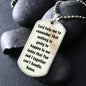 Prayer for Hard Times | Inspirational Dog Tag