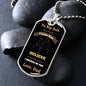To My Son | Never Forget Dog Tag