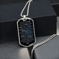 Serenity Prayer | Inspirational Dog Tag