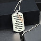 Prayer for Hard Times | Inspirational Dog Tag